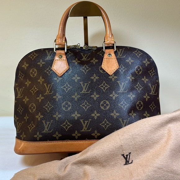 Louis Vuitton Alma MM Datecode BA0915 France 1995, LV Dustbag - Picture 1 of 16
